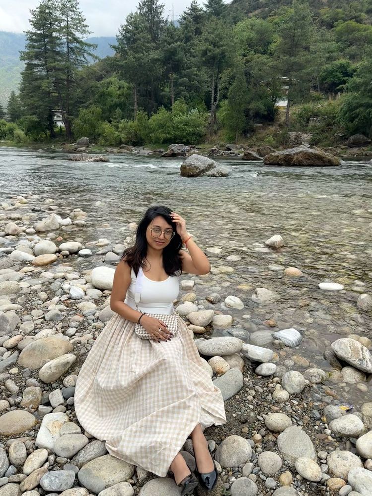 Checkered Midi Dress