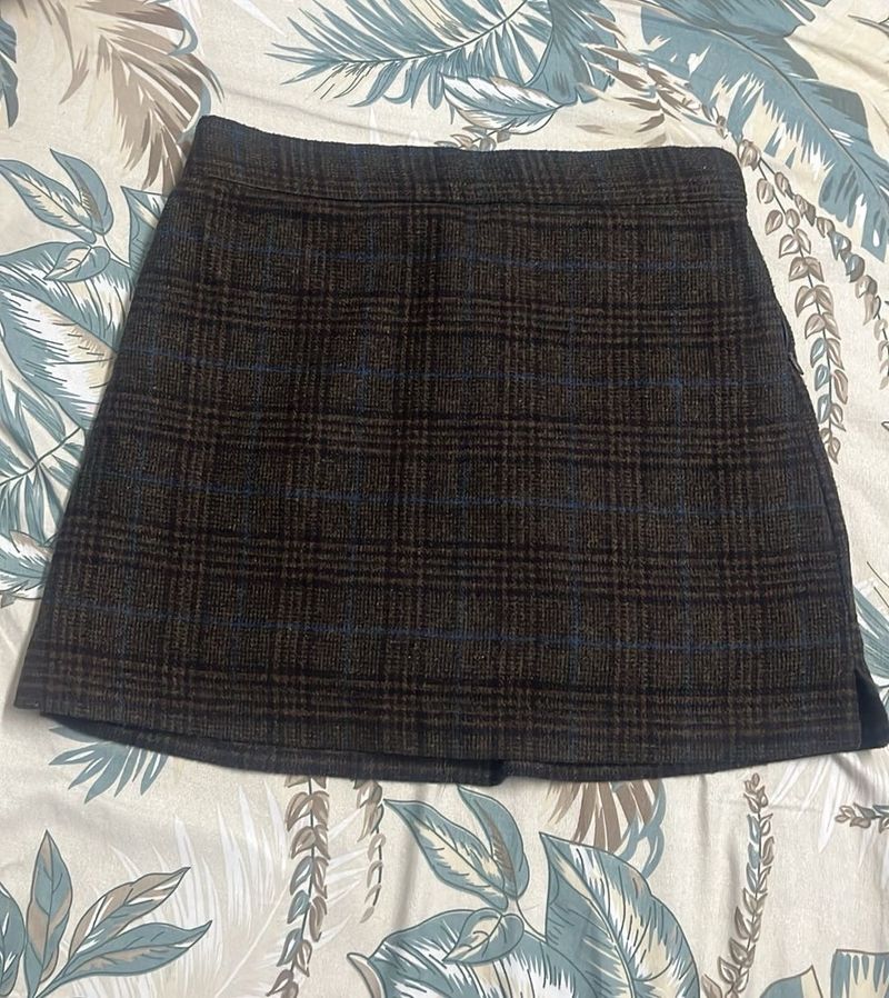 Plaid Mini Skirt