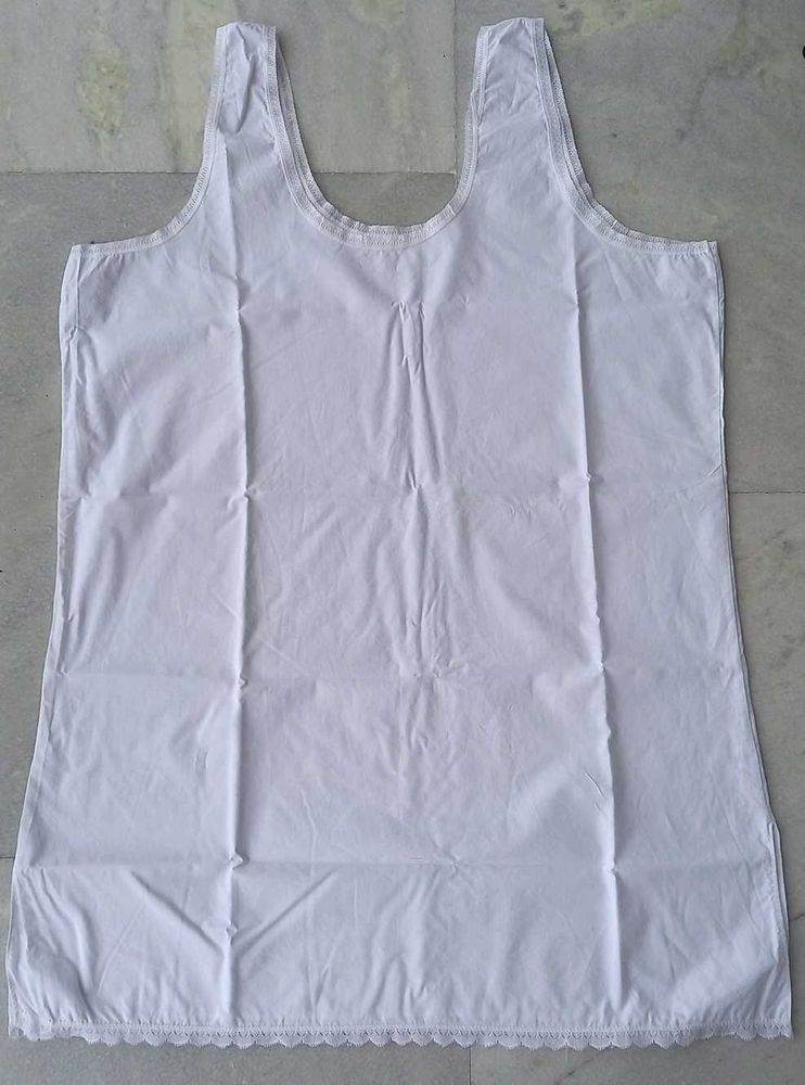 White Cotton Slip