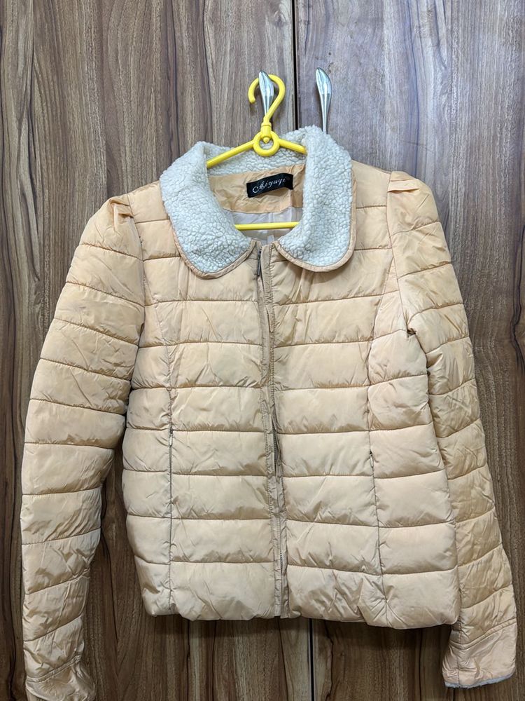 Jacket With Woollen Color