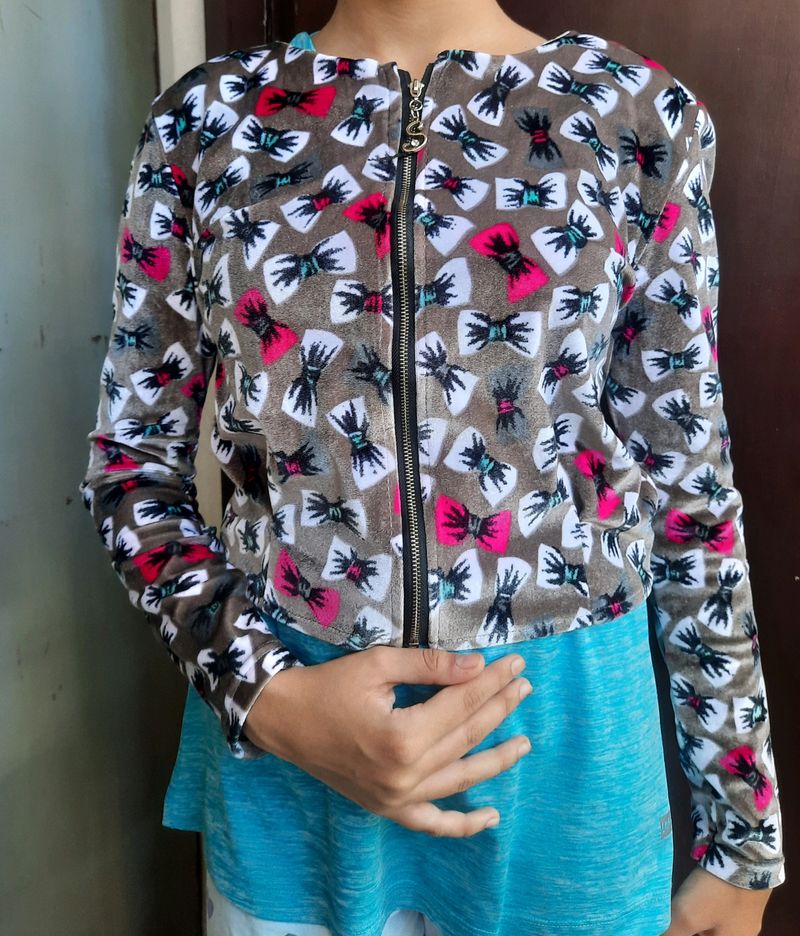 Velvet Jacket For Girls