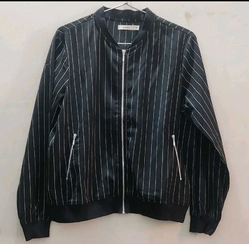 Bossini Striped Black Jacket