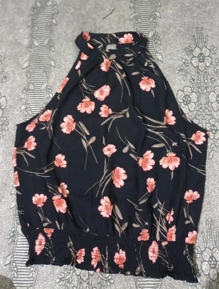 Floral Halter Top