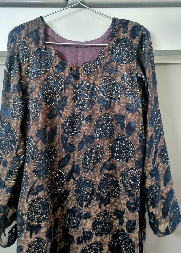 chiffon kurta