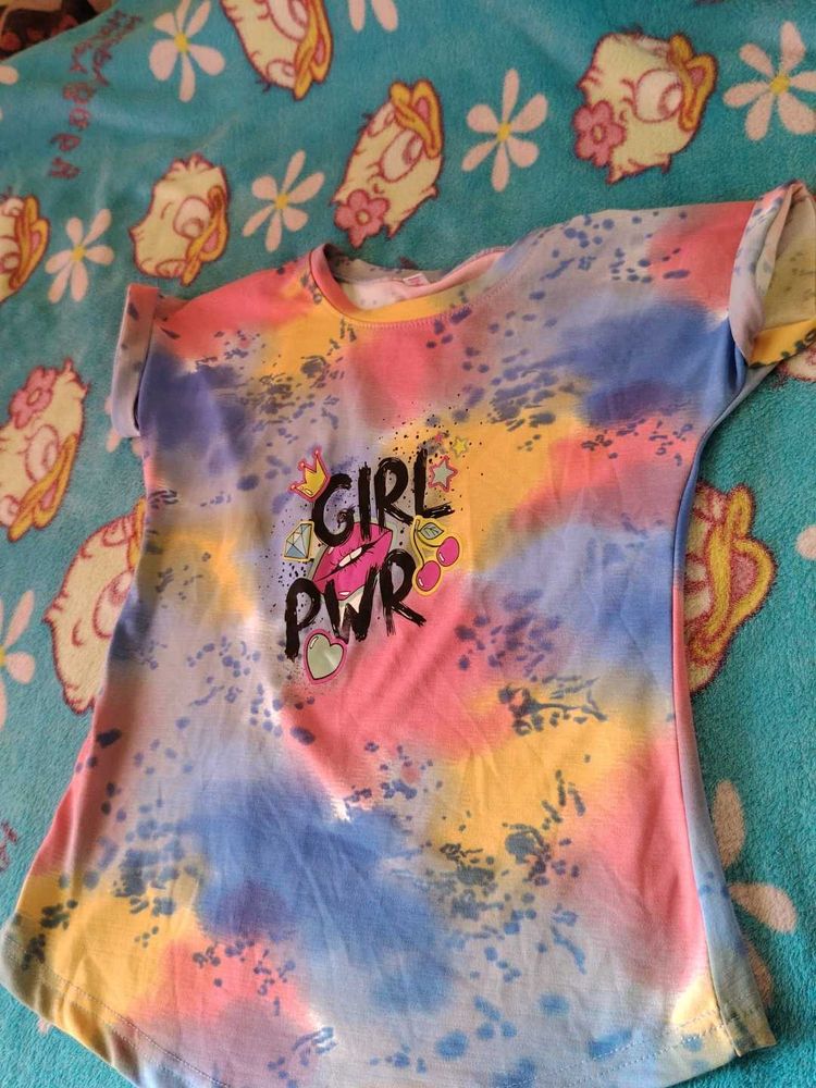 Girl Power Tie Dye Tee