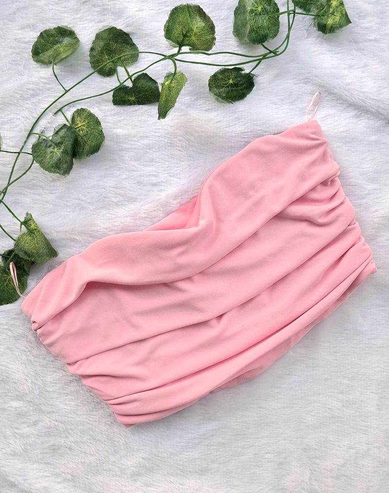 Zara Bustier Corset Pink Top