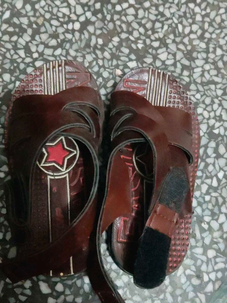 kids leather sandals