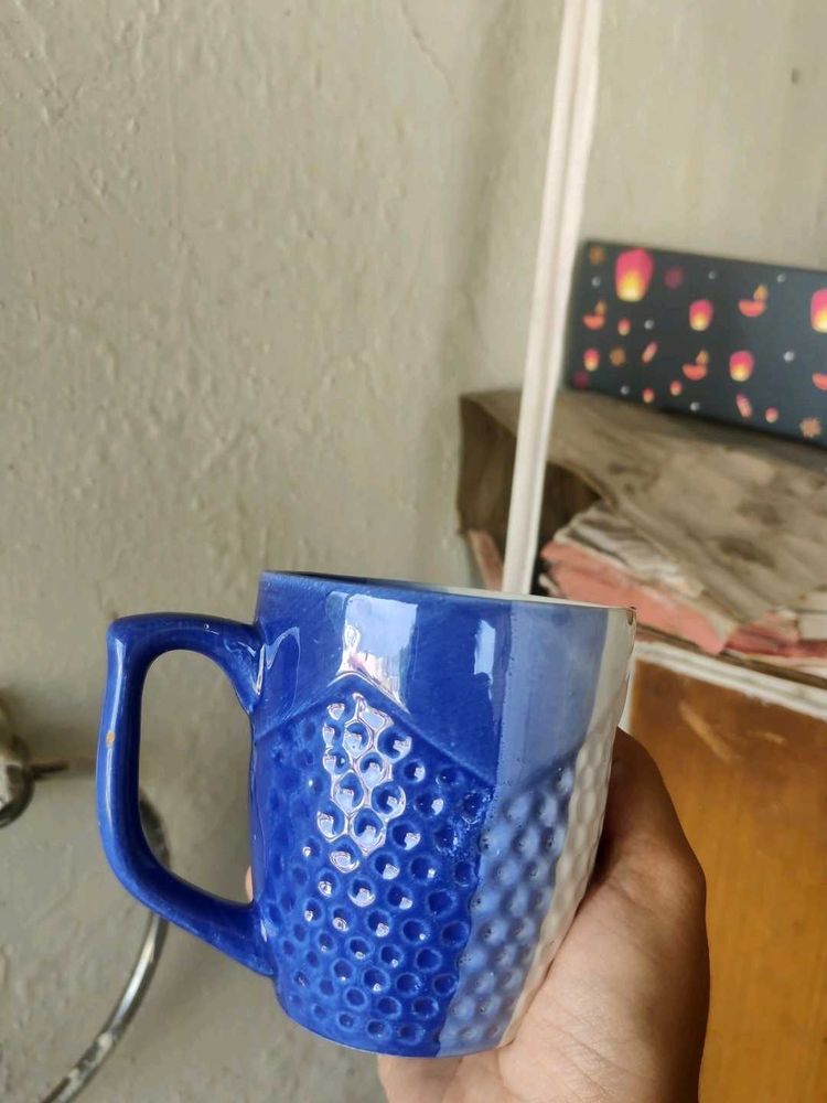 Blue Ceramic Mug @100 rs