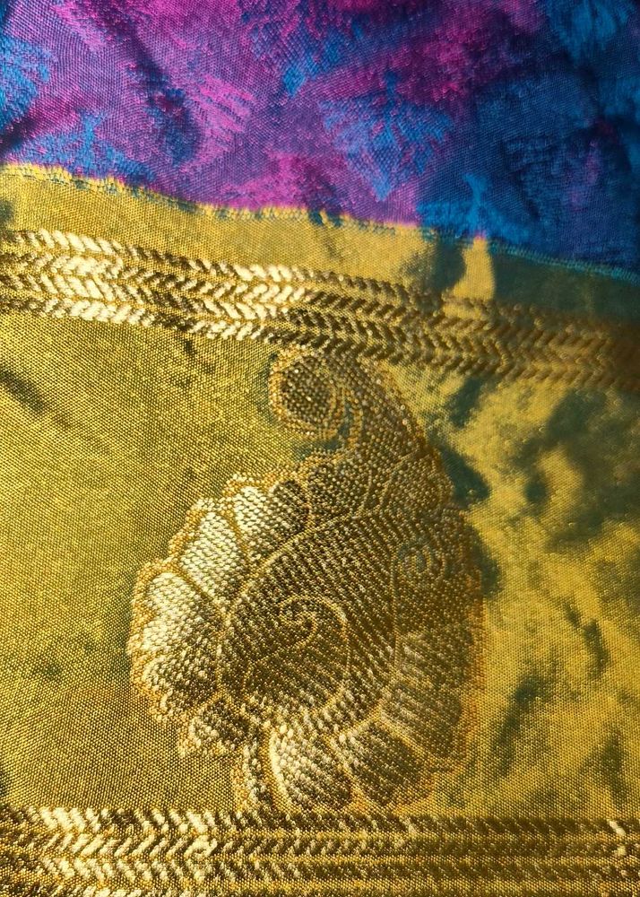 Silk Saree With Beautiful Manga Border🥻