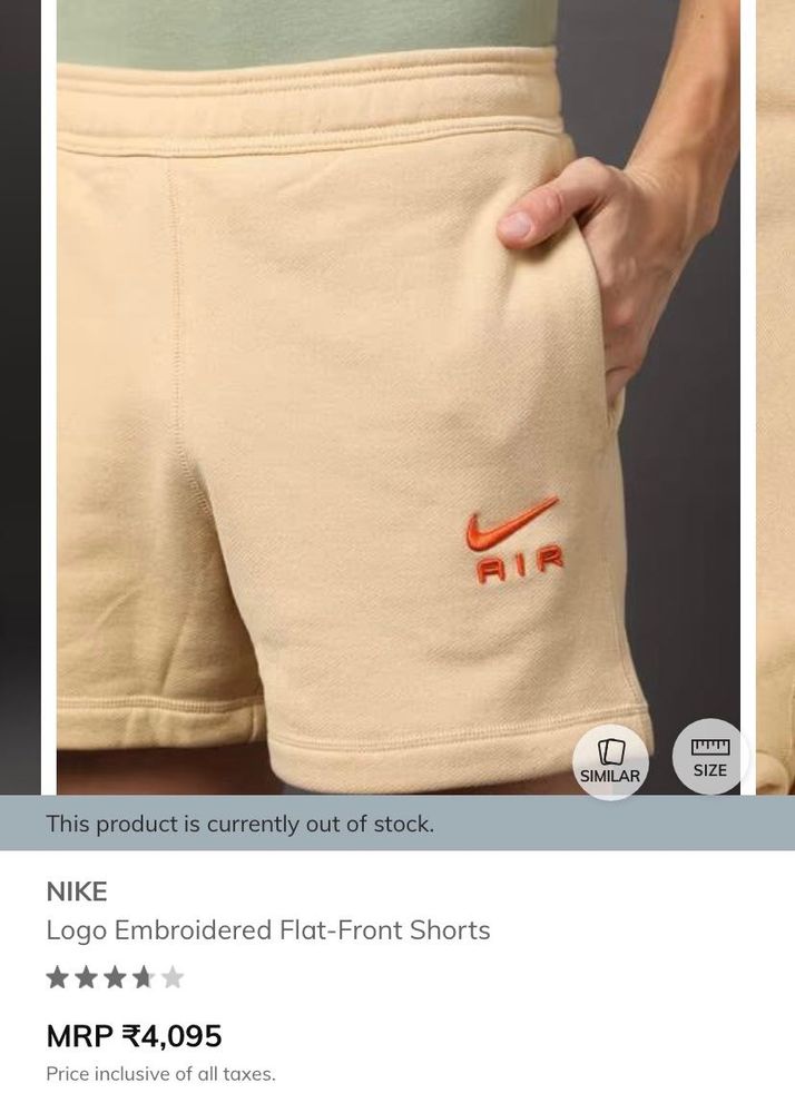 Nike Logo Embroidered Shorts
