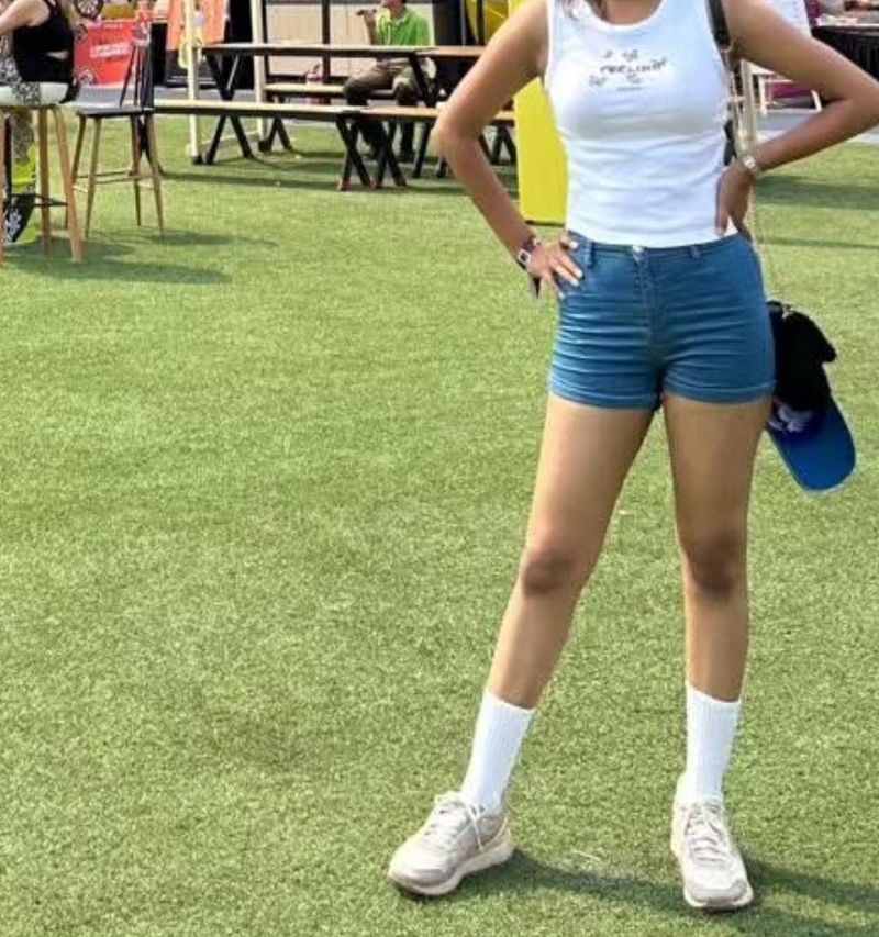 Blue Denim Shorts