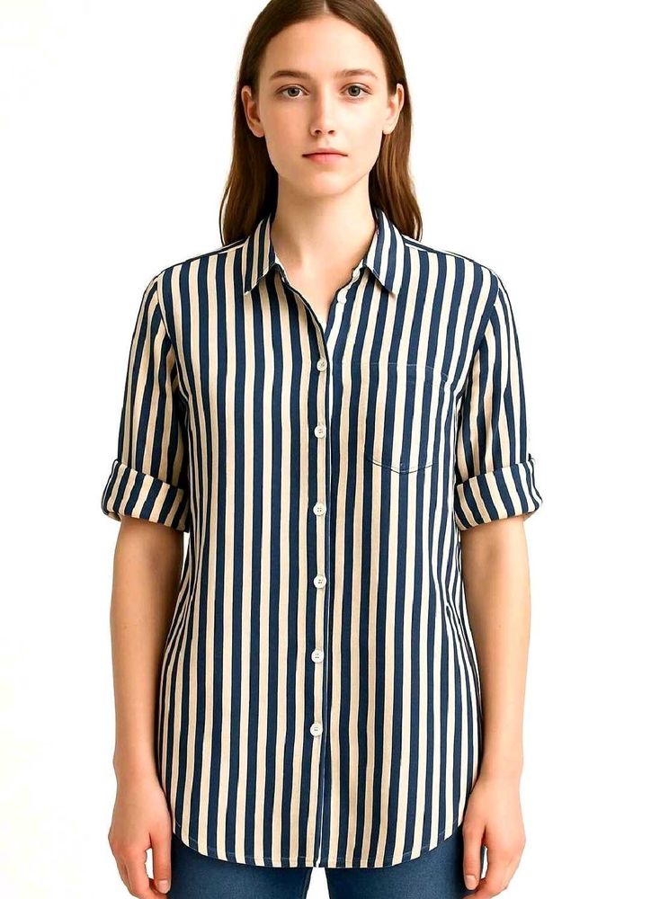 Stylish Striped Shirt | Bust 46