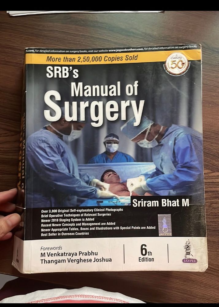 Srb Manual Of Surgery For Final Year Mbbs