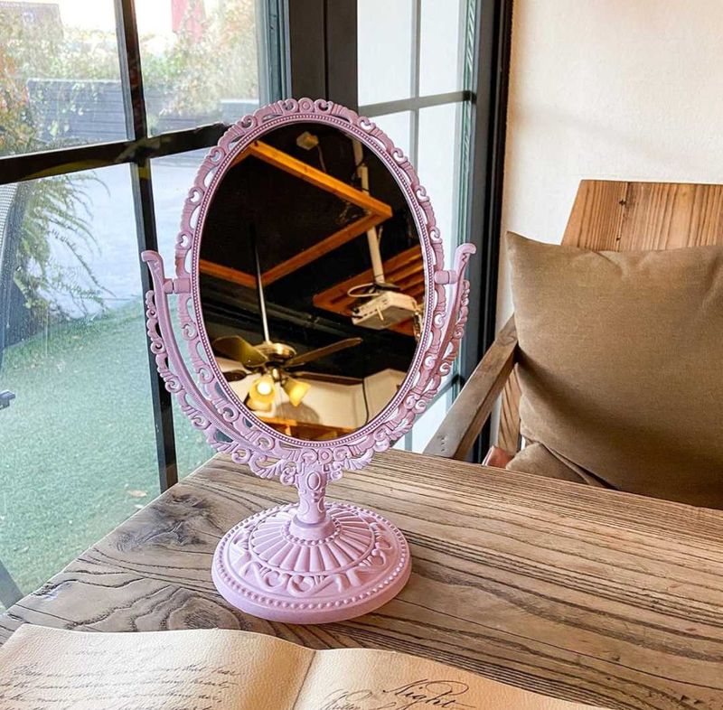 Cute Pink Vanity Mirror
