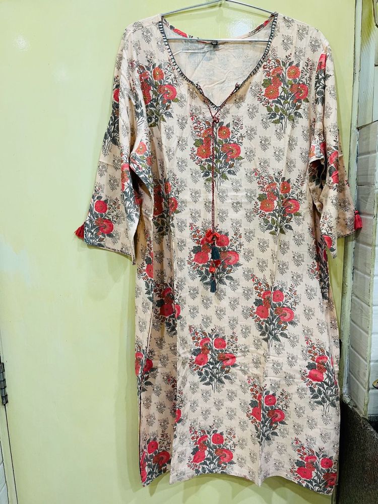 Cotton Light Colour Kurti