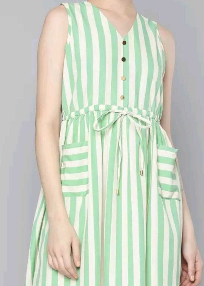 Striped Casual Dress