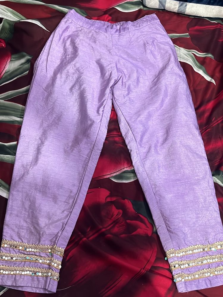 Beautiful Lavender Kurti Set