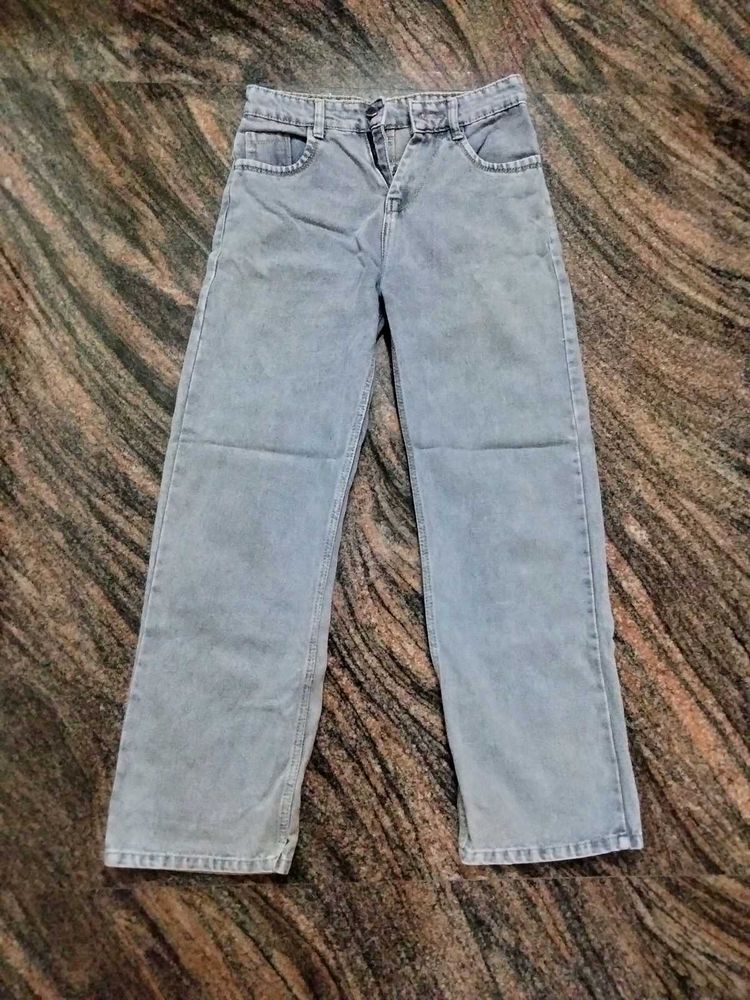 Light Wash Wide Leg Jeans