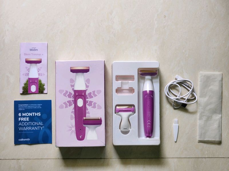 BRAND NEW Caresmith Bloom Bikini Trimmer for Women