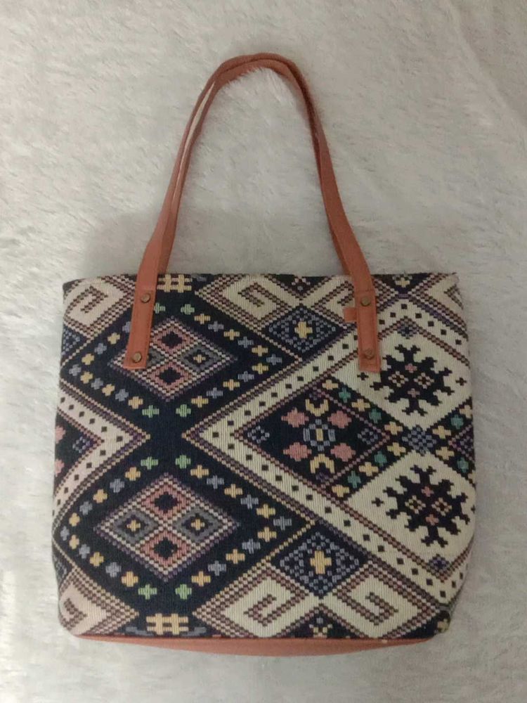 Ethnic Pattern Tote Bag