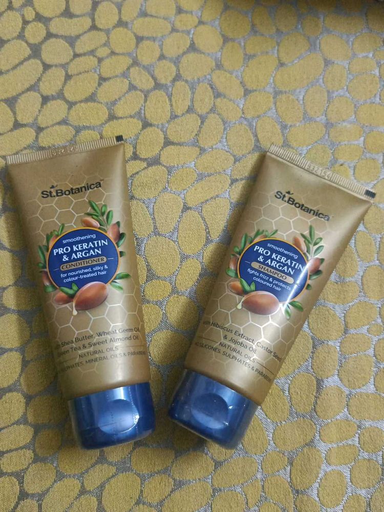 St.Botanica Keratin &amp; Argan Hair Duo