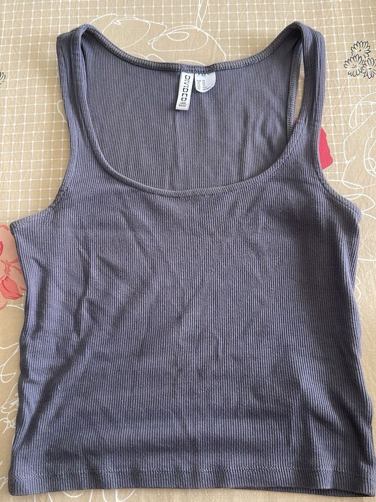 H&amp;M Grey Tank Top