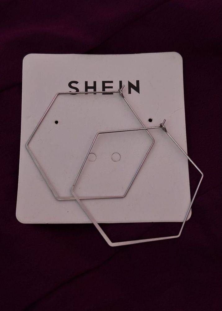 Shein Hexagon Earrings