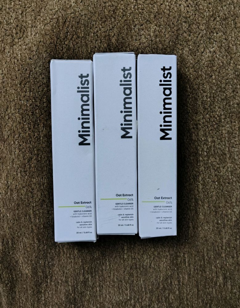 Minimalist Oat Extract Gentle Cleanser Pack Of 3