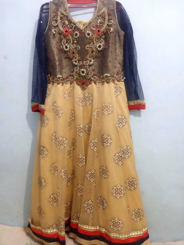 Embroidered Formal Dress