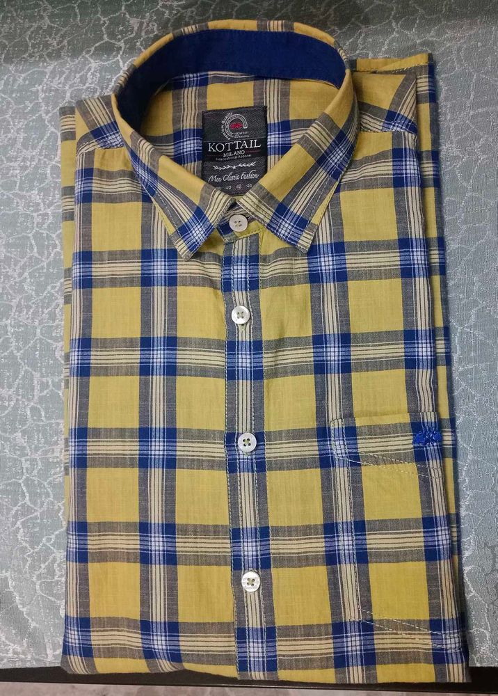 Kottail Plaid Button-Down