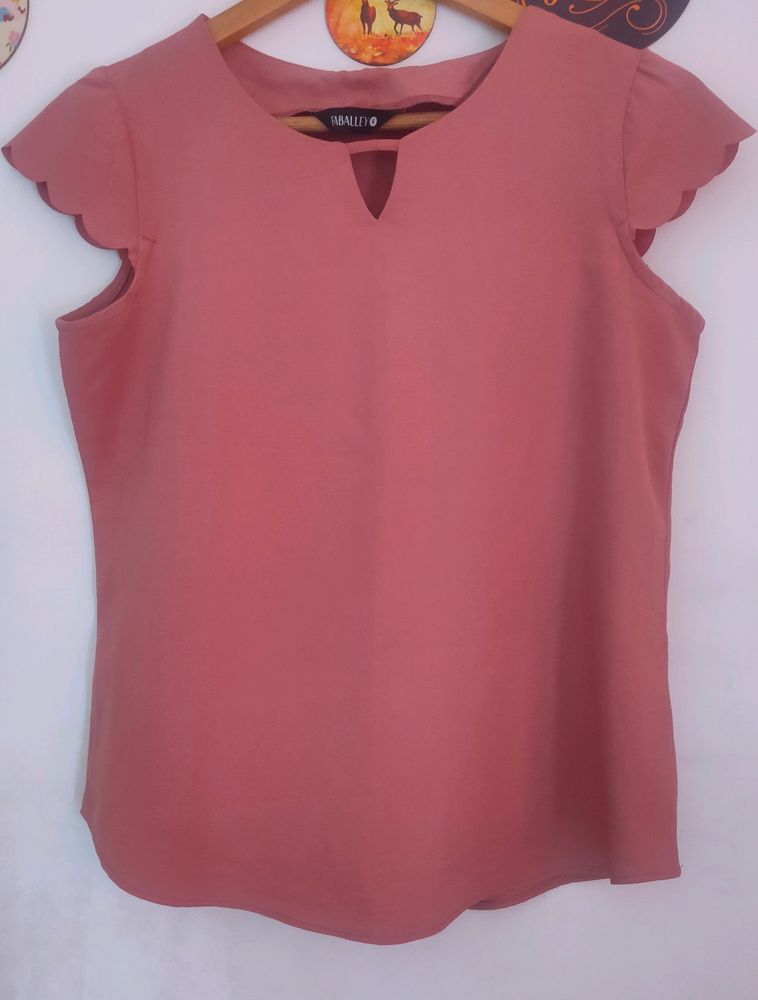 Faballey Peachy Pink Top