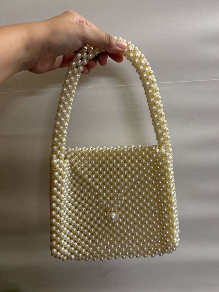 Pretty pearl bag