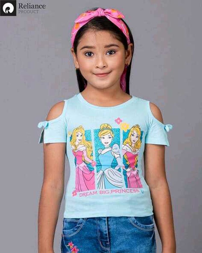 Cute Disney Princess Girls Top