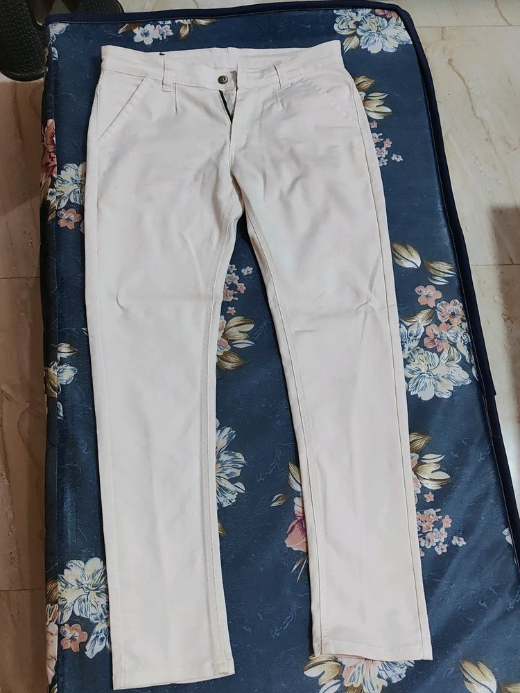 White Jeans Pant - 32 Size