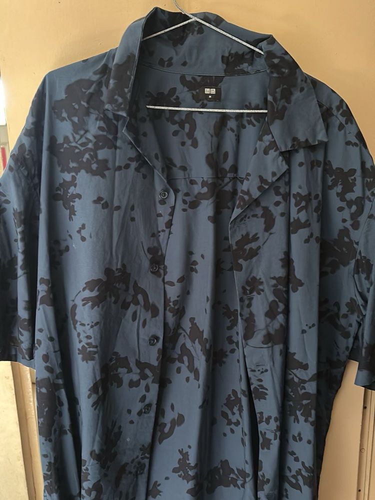 Blue Patterned Shirt