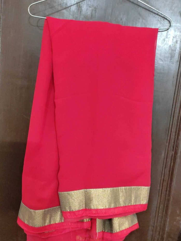Elegant Red Saree