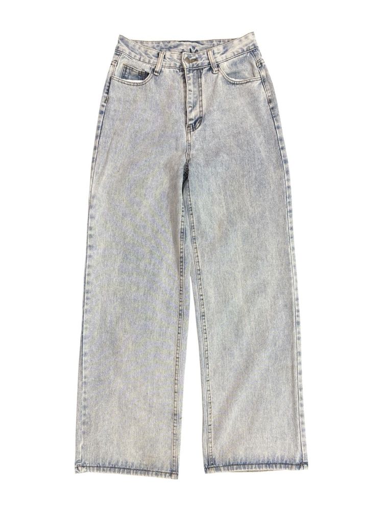 Wide Leg Denim Jeans