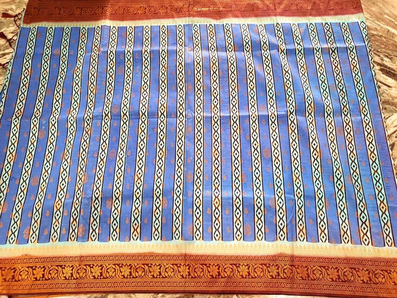 Handloom Screen Printed Saree