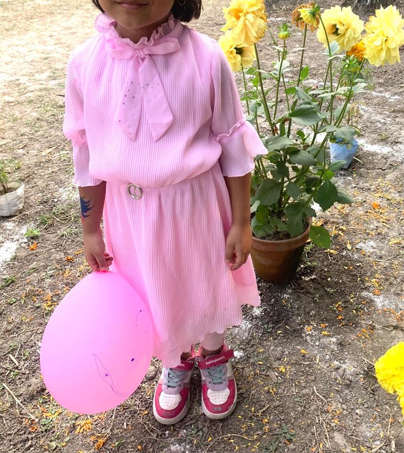 Cute Pink Dress 5/6 years