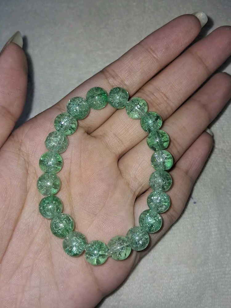 Green Beaded Bracelet