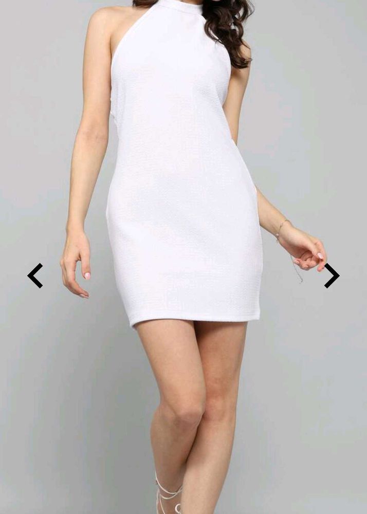 Chic White Mini Dress