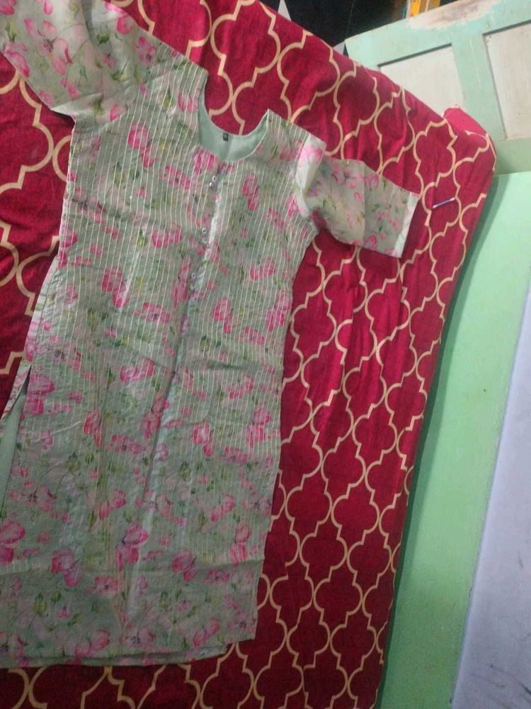 Floral Print Kurta