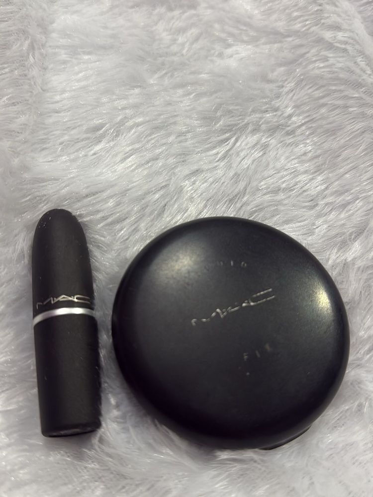 🔥combo Mac Lipstick &amp; Compact  🔥
