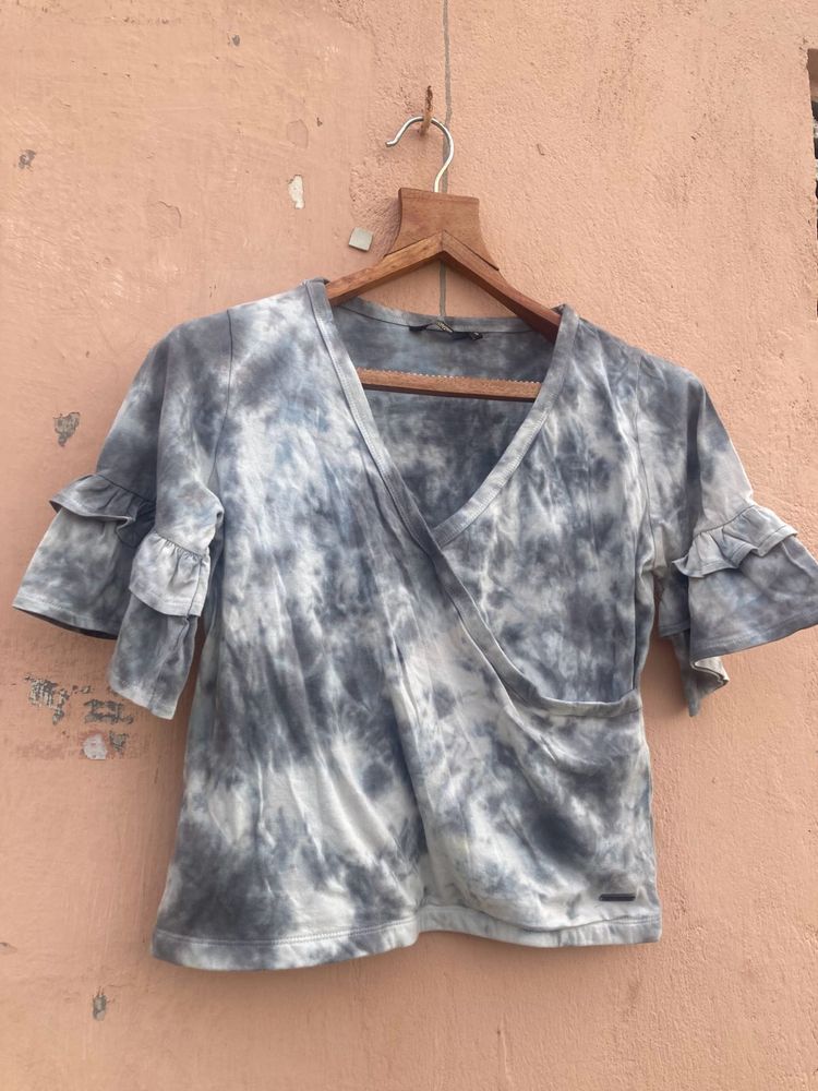 Tie-Dye Wrap Style Top | Boho Vibes |