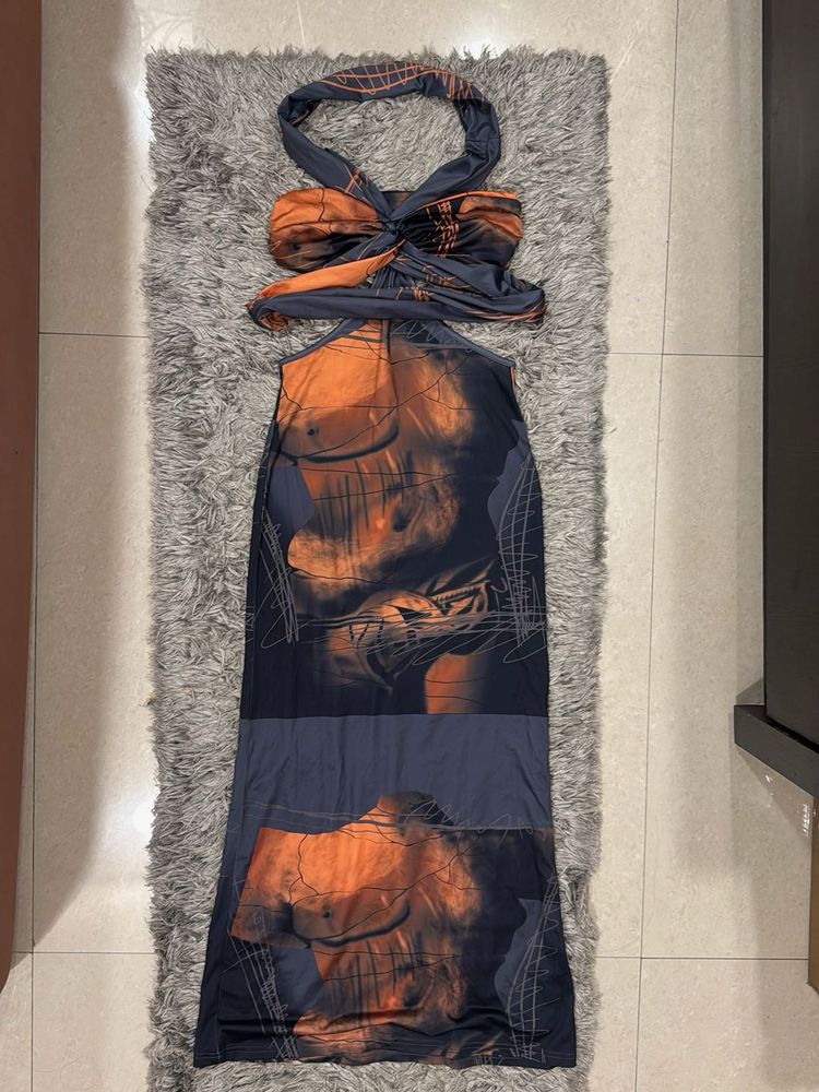 Unique Print Dress