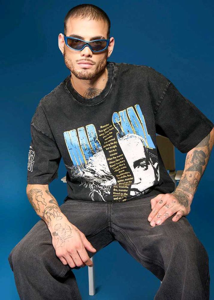 Graphic Print Oversized T-Shirt