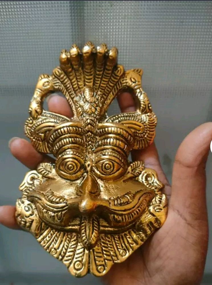 Metal Nazar Battu with Naag Ganesha