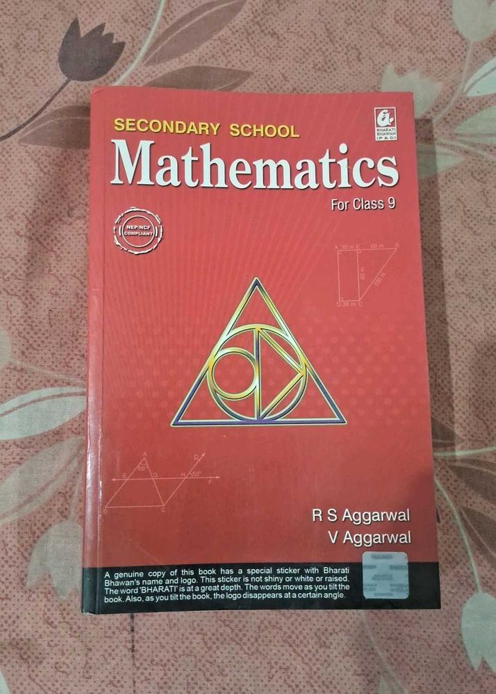 Rs Aggarwal Mathematics Book