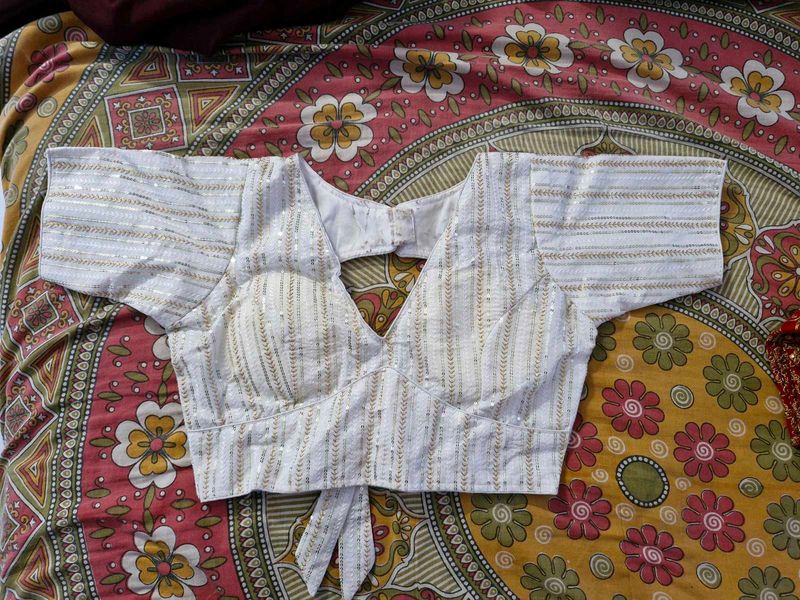 Eid Special White Blouse