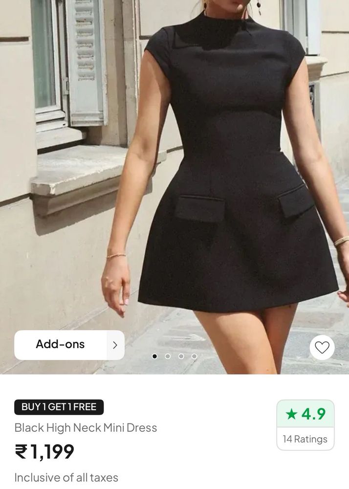 Chic Black Mini Dress